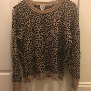 A New Day Leopard Pullover Sweater